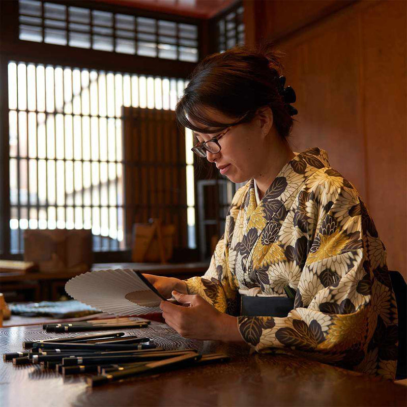 大西常商店 女物 紙扇 春の桜【京扇子】