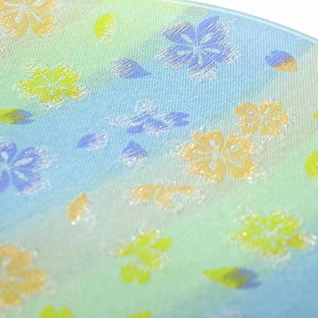 PLATE (SAKURA) BLUE M, Nishijin Textile