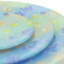 PLATE (CHERRY BLOSSOM) BLUE 5 PIECE SET, Large Plate, Platter, Nishijin Textile