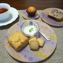 PLATE (CHERRY BLOSSOM) PINK L, Large Plate, Platter, Nishijin Textile