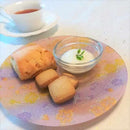 PLATE (CHERRY BLOSSOM) PINK L, Large Plate, Platter, Nishijin Textile