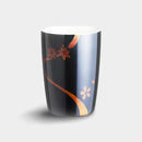 ECHIZEN FINISH SANDALWOOD RUNNING WATER SPRING AUTUMN BLACK (LARGE), Cup, Osaka Naniwa Suzuki