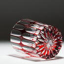 RINZEN RED, Rocks Glass, rinzen Kiriko