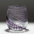 HAKUJA (PURPLE), Glass, rinzen Kiriko