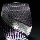 HAKUJA (PURPLE), Glass, rinzen Kiriko