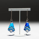 AMERICAN PIERCED EARRINGS -seika- (BULE) 2 PIECES, rinzen Kiriko