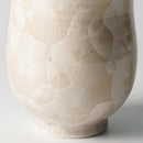 陶葊 花結晶 (緑 茶) 湯呑み (2点セット)【京焼-清水焼】