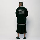 LIFE GOES OFF (BLACK) [GOWN KIMONO]