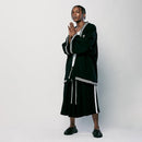 LIFE GOES OFF (BLACK) [GOWN KIMONO]