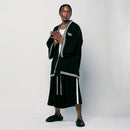 LIFE GOES OFF (BLACK) [GOWN KIMONO]