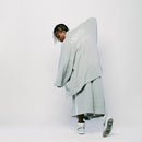 LIFE GOES OFF (GRAY) [JACKET & WIDE PANTS KIMONO]