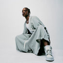 LIFE GOES OFF (GRAY) [JACKET & WIDE PANTS KIMONO]