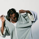 LIFE GOES OFF (GRAY) [JACKET & WIDE PANTS KIMONO]