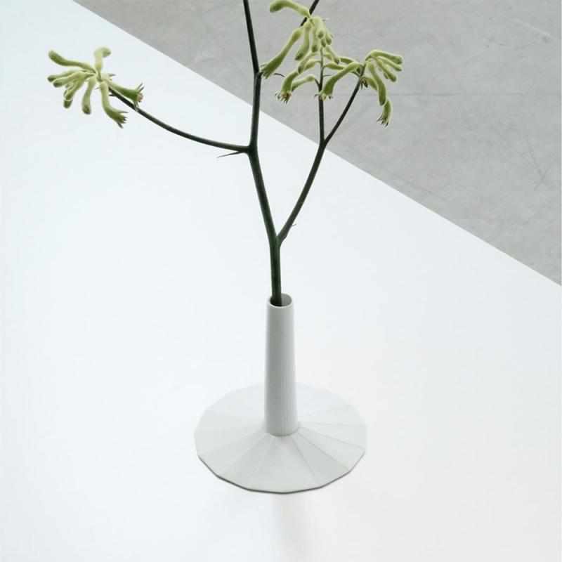 SINGLE FLOWER BASE GLOSS WHITE, Vase, Arita Ware