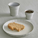 CUP & LARGE PLATE 3-PIECE SET MATT WHITE, Arita Ware