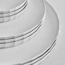 PLATE 9-PIECE SET MATT WHITE, Arita Ware