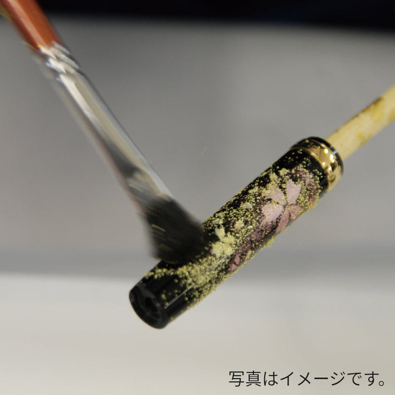 [MAKIE FOUNTAIN PEN] RED FUJI (Nib 18kt Gold M) | Kanazawa Gold Leaf | HAKUICHI