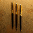 Gold Leaf CRACK Pattern Ballpoint pen, Kanazawa Gold Leaf