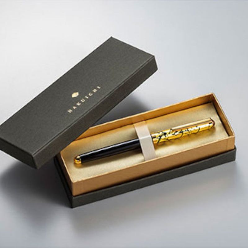 [Ballpoint pen]  Gold Leaf CRACK Pattern Ballpoint pen | Kanazawa Gold Leaf | HAKUICHI