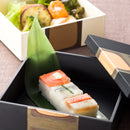 ANTIQUE FOIL Three Tiers (BLACK) JUBAKO BENTO BOX | Kanazawa Gold Leaf | HAKUICHI