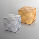 ICHIMATSU/Checkerboard Pattern Three Tiers JUBAKO BENTO BOX | Kanazawa Gold Leaf | HAKUICHI