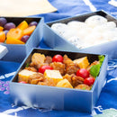 ICHIMATSU/Checkerboard Pattern Three Tiers JUBAKO BENTO BOX | Kanazawa Gold Leaf | HAKUICHI