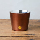 [Tumbler/Cup] KAGA SHIKISAI Sepia | Kanazawa Gold Leaf | HAKUICHI