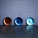 KAGA SHIKISAI Plum-Shaped Plate Sepia | Kanazawa Gold Leaf | HAKUICHI