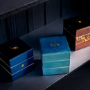 KAGA SHIKISAI  DEEP BLUE JUBAKO BENTO BOX | Kanazawa Gold Leaf | HAKUICHI