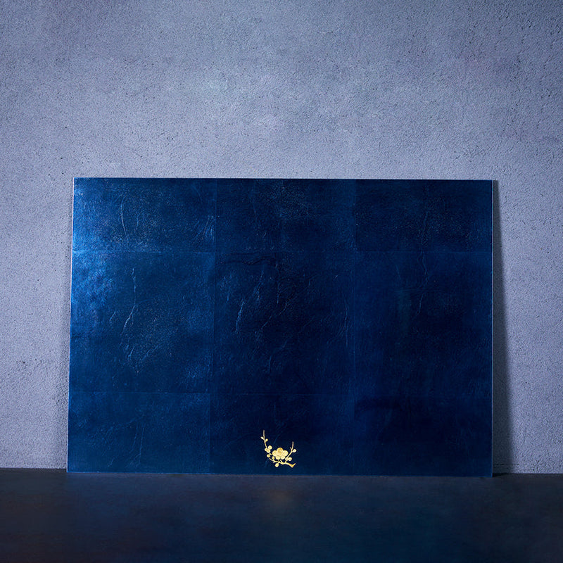 [PLACEMAT] KAGA SHIKISAI Deep Blue | Kanazawa Gold Leaf | HAKUICHI