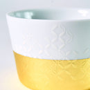 [Small Bowl] Fine Pattern SHIPPO Foil Ceramic Bowl | Kanazawa Gold Leaf | HAKUICHI