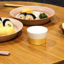 [Small Bowl] Fine Pattern CHECKERED Ceramic Bowl | Kanazawa Gold Leaf | HAKUICHI