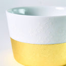 [Small Bowl] Fine Pattern ASANOHA Ceramic Bowl | Kanazawa Gold Leaf | HAKUICHI