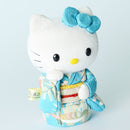 HELLO KITTY (BLUE), Beckoning Lucky Cat, Edo Art Dolls