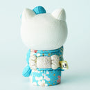 HELLO KITTY (BLUE), Beckoning Lucky Cat, Edo Art Dolls