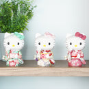 HELLO KITTY (GREEN), Beckoning Lucky Cat, Edo Art Dolls
