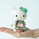 HELLO KITTY (GREEN), Beckoning Lucky Cat, Edo Art Dolls