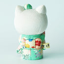HELLO KITTY (GREEN), Beckoning Lucky Cat, Edo Art Dolls