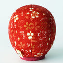 EDO DARUMA CHIRIMEN RED (S), Edo Art Dolls
