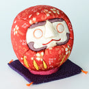 EDO DARUMA CHIRIMEN RED (S), Edo Art Dolls