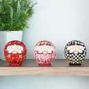EDO DARUMA CHIRIMEN RED (S), Edo Art Dolls