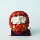 EDO DARUMA CHIRIMEN RED (S), Edo Art Dolls