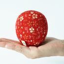 EDO DARUMA CHIRIMEN RED (S), Edo Art Dolls