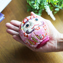 EDO DARUMA CHIRIMEN PINK (S), Edo Art Dolls