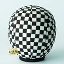 EDO DARUMA CHECKERED PATTERN (S), Edo Art Dolls