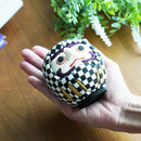EDO DARUMA CHECKERED PATTERN (S), Edo Art Dolls