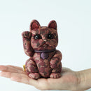MANEKI NEKO CAMOUFLAGE (RED), Beckoning Lucky Cat, Edo Art Dolls