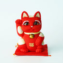MANEKI NEKO FENG SHUI DX RED (M), Beckoning Lucky Cat, Edo Art Dolls