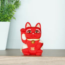 MANEKI NEKO FENG SHUI DX RED (M), Beckoning Lucky Cat, Edo Art Dolls