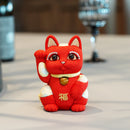 MANEKI NEKO FENG SHUI DX RED (M), Beckoning Lucky Cat, Edo Art Dolls